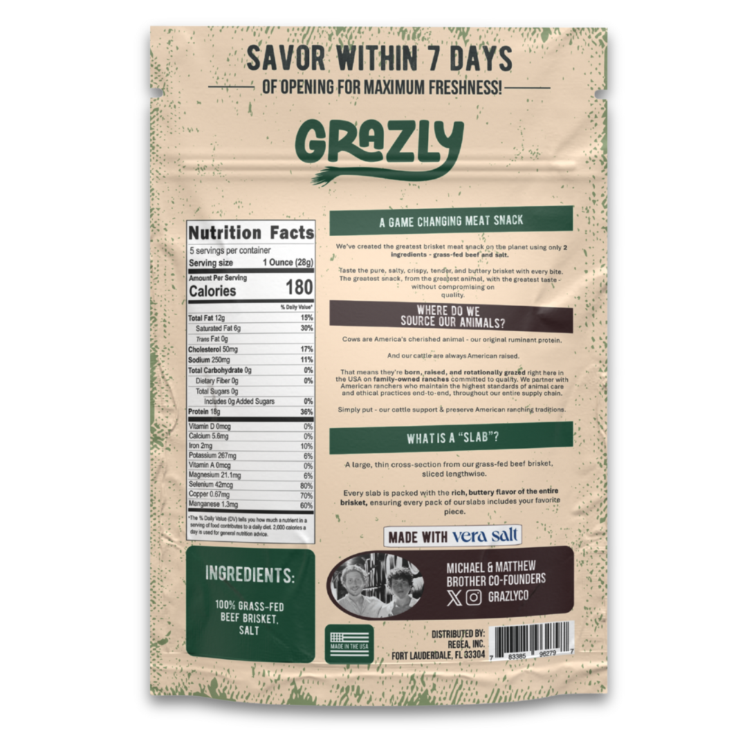 Beef Brisket Slabs - 100% Grass-Fed & Finished Health & Wellness - Tophatter Daily Deals