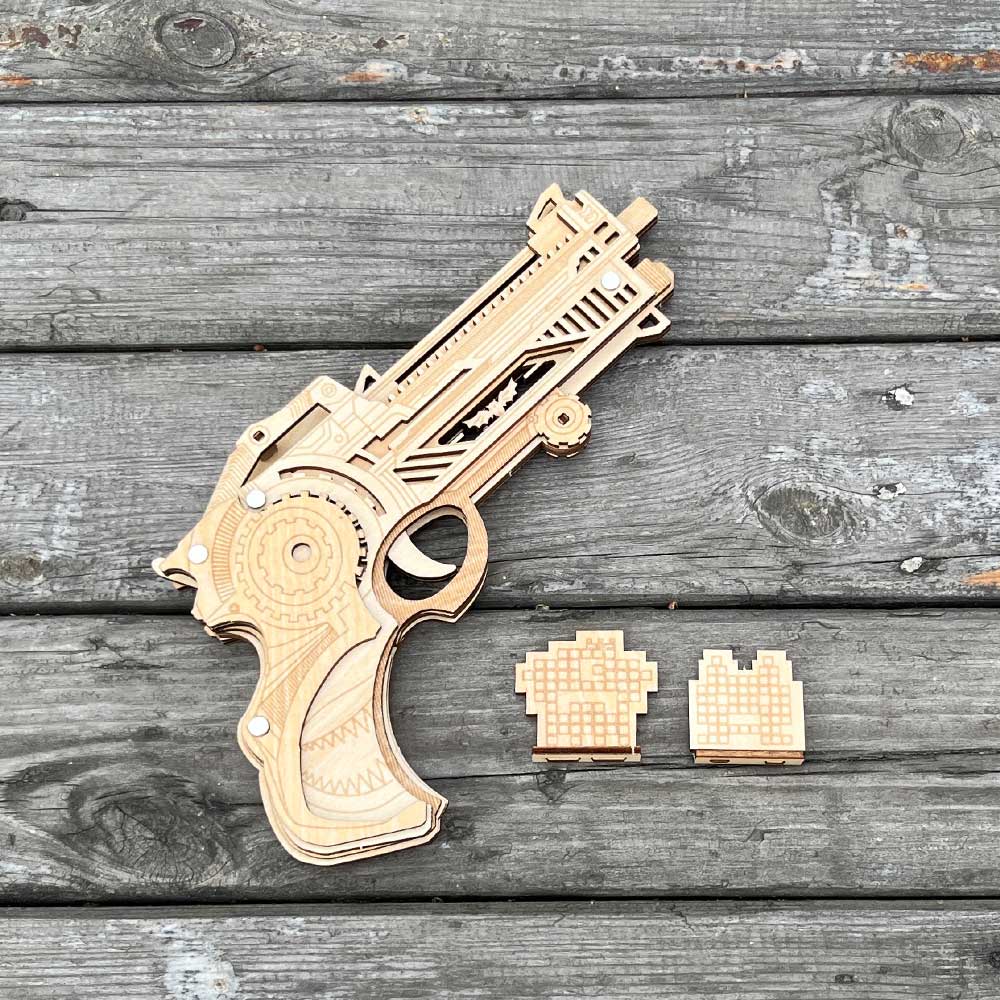 Hunting Gun 3D Rubber Band Gun Model Kit - Tophatter Daily Deals
