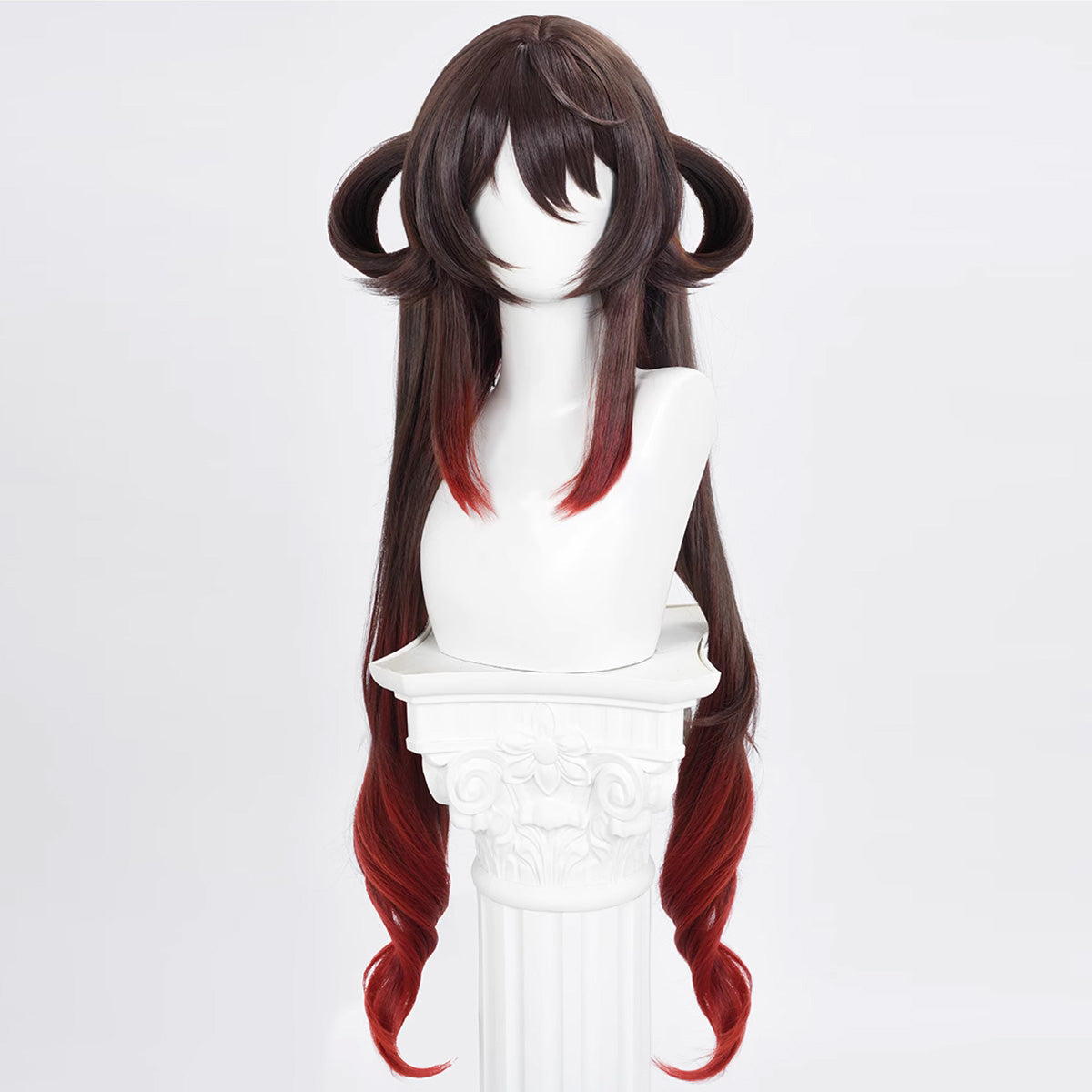 Genshin Impact Cherries Snow-Laden Hu Tao Brown Cosplay Wig Wig - Tophatter Daily Deals