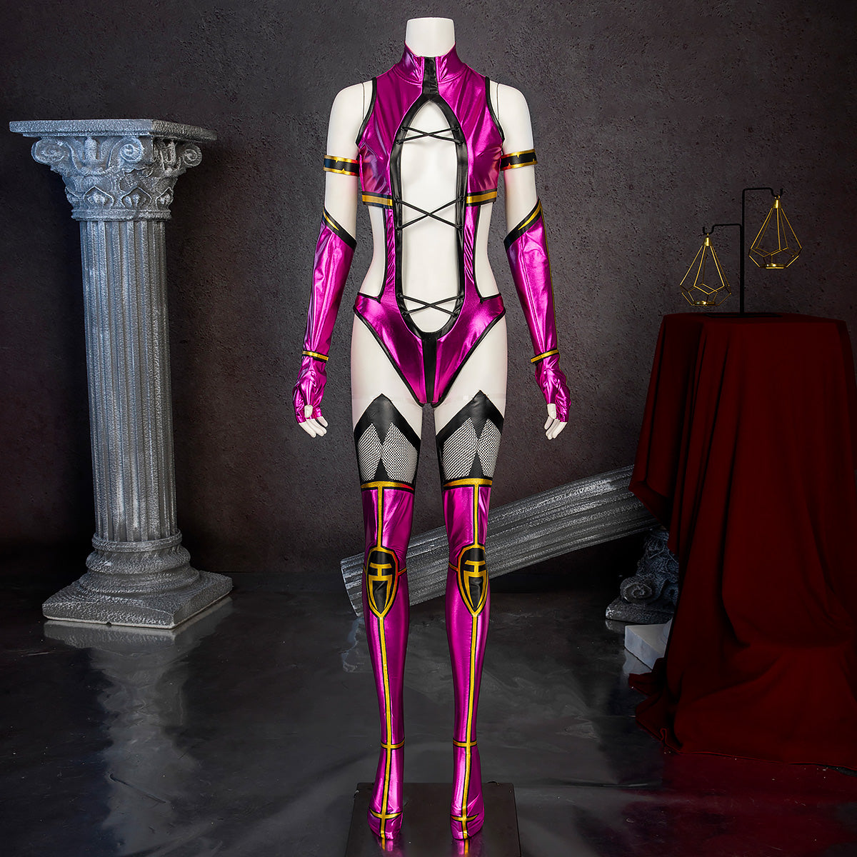 Halloween Mortal Kombat Mileena Cosplay Costume Costume - Tophatter Daily Deals