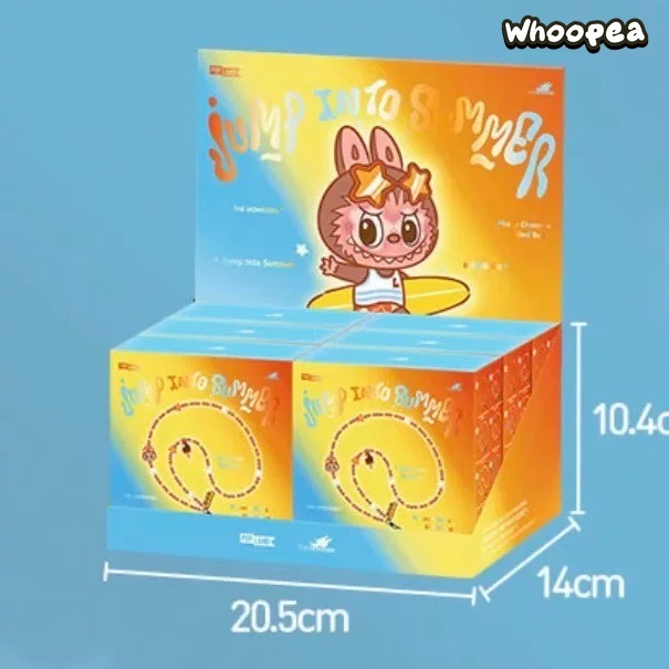 LABUBU Jump Into Summer Series Charm Blind Box 1 SET (6 BOXES) - Tophatter Daily Deals