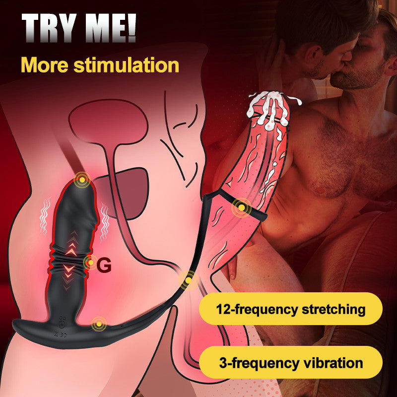 SAUL - Prostate Climax Thrusting Anal Training Prostate Massager Anal Toys - Tophatter Daily Deals