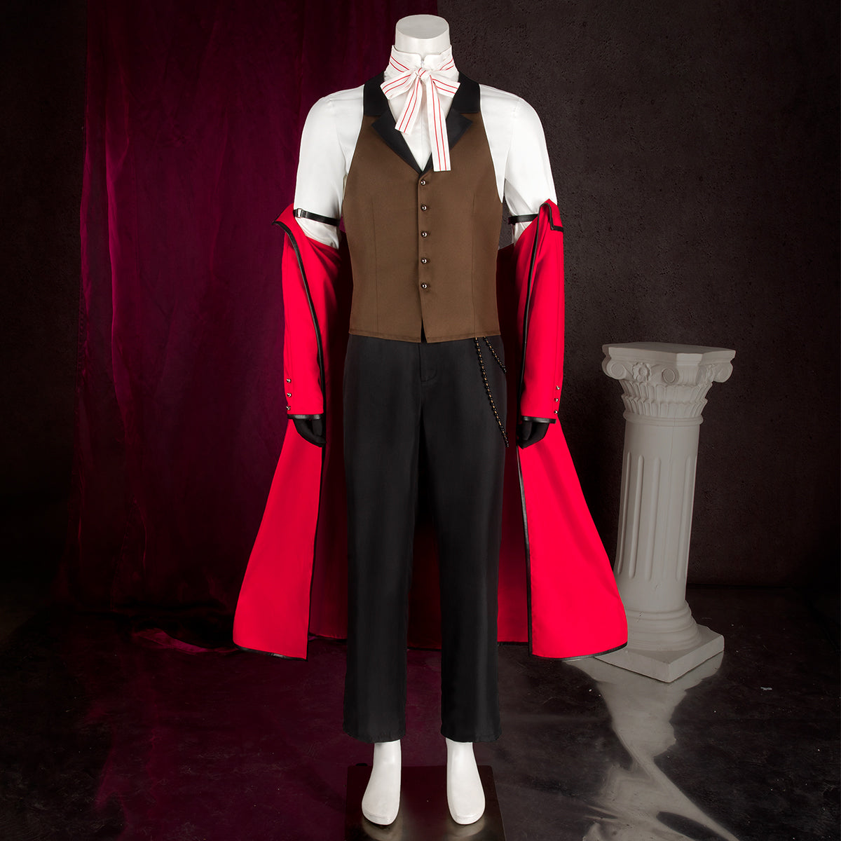 Black Butler Grell Sutcliff Red Butler Shinigami Cosplay Costume Costume - Tophatter Daily Deals