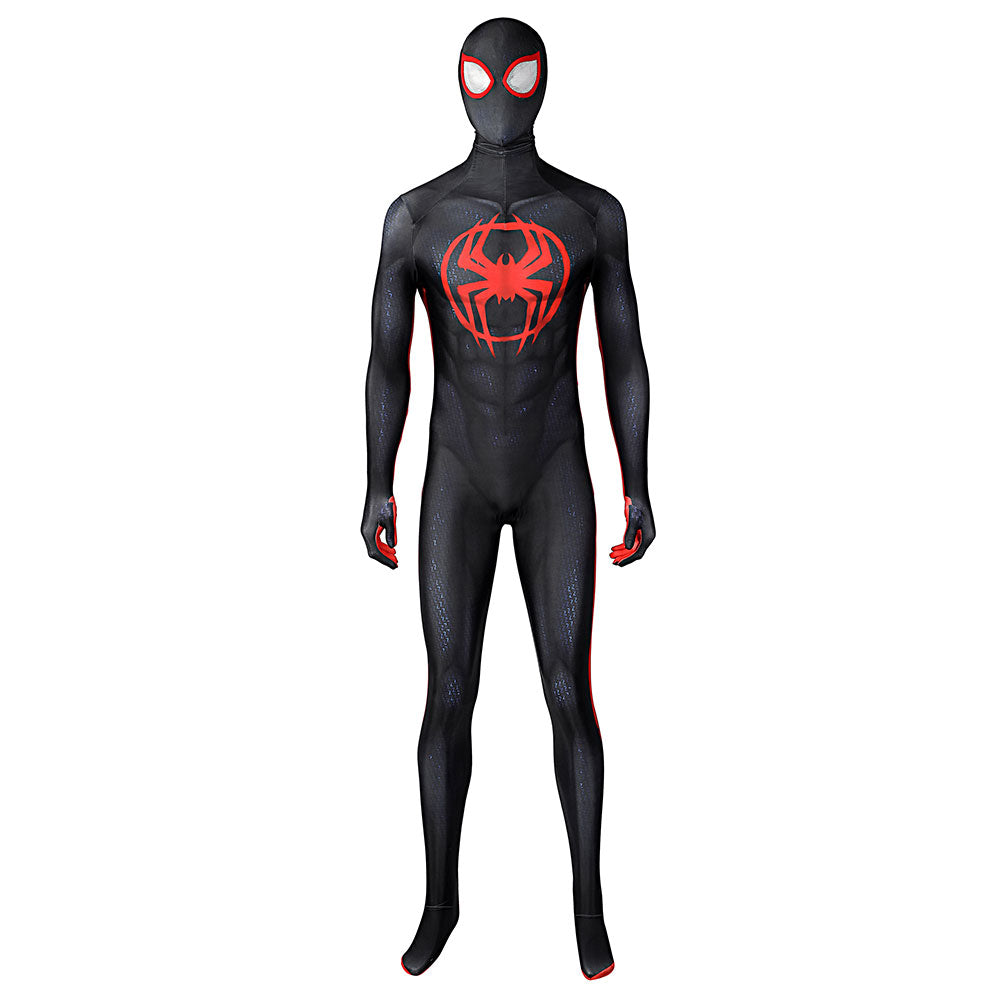 MAV Spider-Man: Across The Spider-Verse Miles Morales Jumpsuit Zentai Cosplay Costume - Tophatter Daily Deals