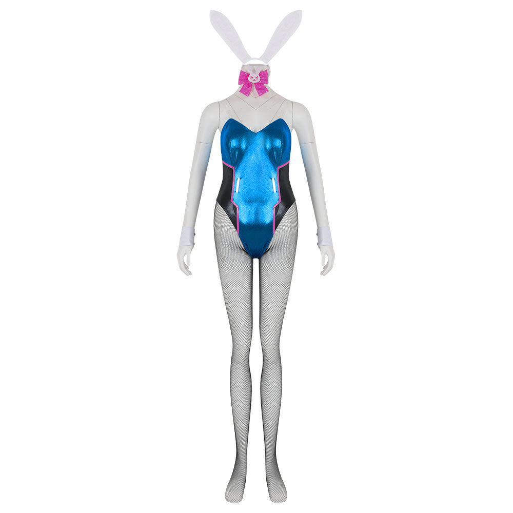 Overwatch OW D.Va DVa Hana Song Playboy Bunny Girl Cosplay Costume Costume - Tophatter Daily Deals