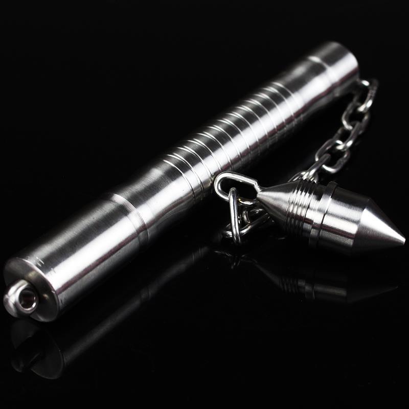 Multi-functional Whip Self-defense Baton Window Breaking EDC Tool - Tophatter Daily Deals