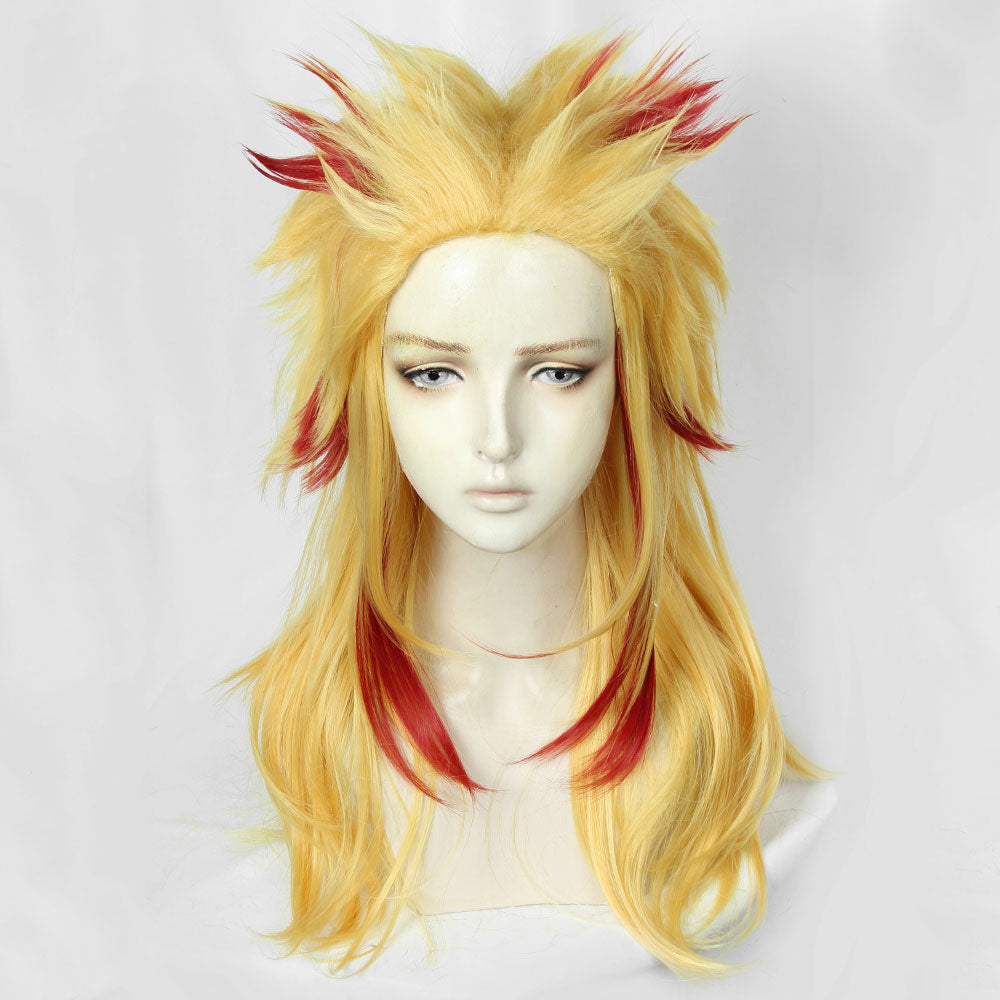Demon Slayer: Kimetsu No Yaiba Rengoku Kyoujurou Golden Red Cosplay Wig Wig - Tophatter Daily Deals