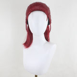 Tekken 8 Hwoarang Red Cosplay Wig Prop - Tophatter Daily Deals
