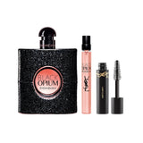 YSL Black Opium Eau De Parfum 50ml & Travel Spray 10ml & Mascara Gift Set - Tophatter Daily Deals