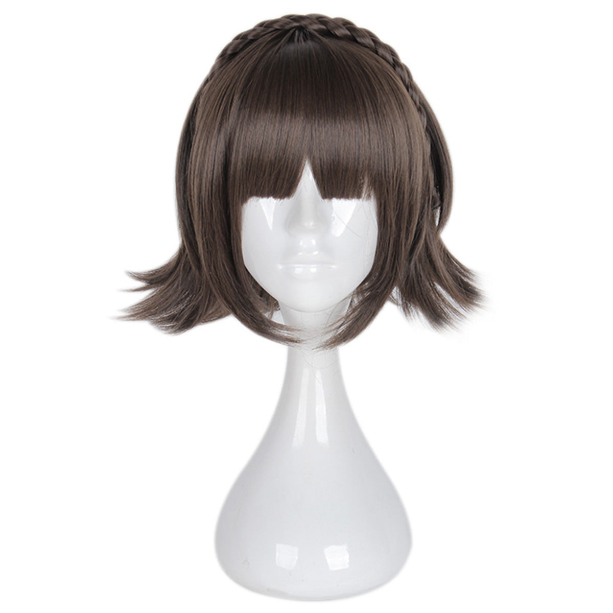 Persona 5 Makoto Niijima Brown Cosplay Wig - B Edition Wig - Tophatter Daily Deals