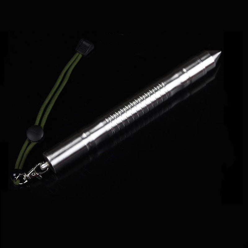 Multi-functional Whip Self-defense Baton Window Breaking EDC Tool - Tophatter Daily Deals