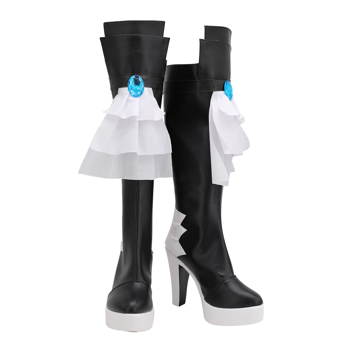 Final Fantasy XIV Shadowbringers 5.0 FF14 Boss Gaia Black Shoes Cosplay Boots Shoes/Boots - Tophatter Daily Deals