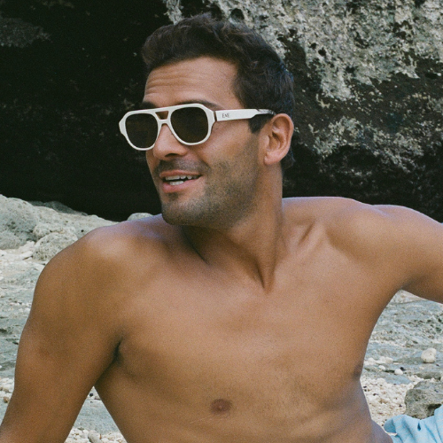 Perry / Cream + Tort by East x East Sunglasses - Tophatter Daily Deals