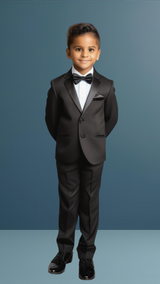 BLACK SUIT FOR Children's BOY CHURCH OR SCHOOL PICTURE 0 - Tophatter Daily Deals