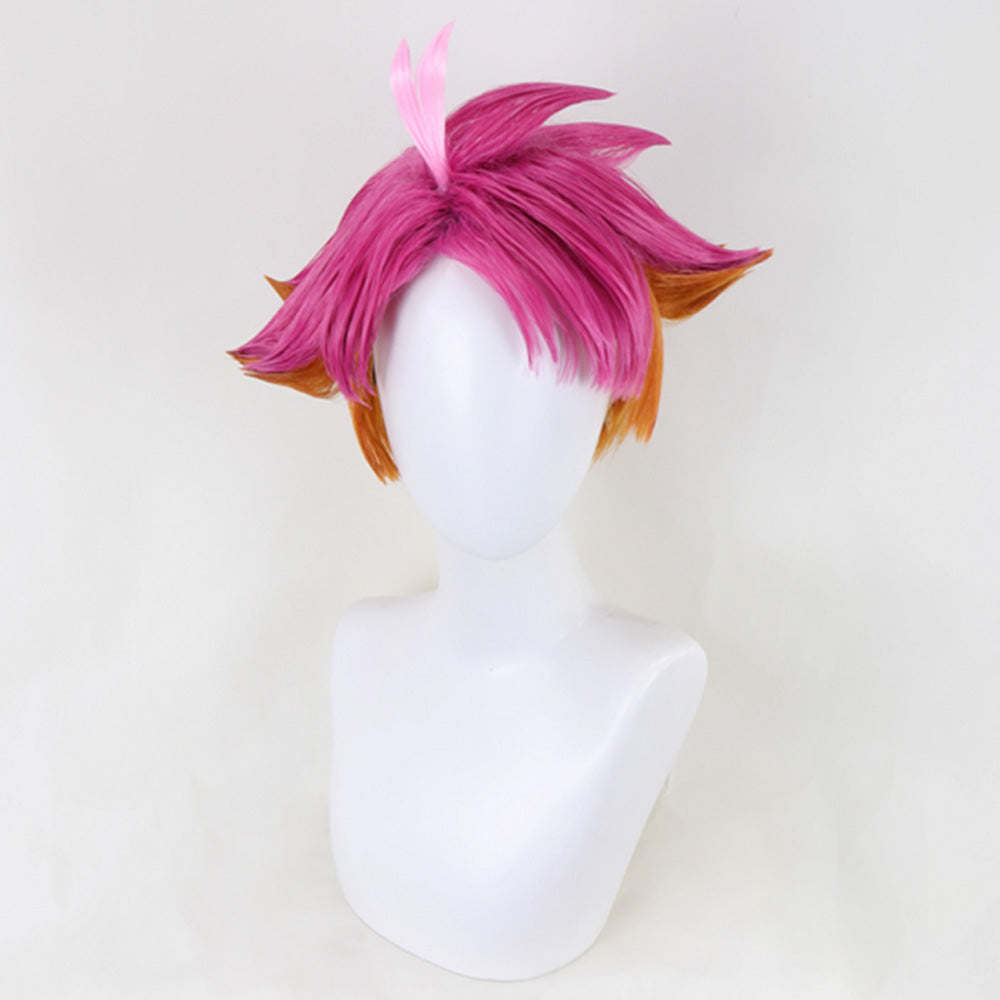 Pokemon Scarlet and Violet The Hidden Treasure of Area Zero Crispin Red Orange Cosplay Wig Wig - Tophatter Daily Deals
