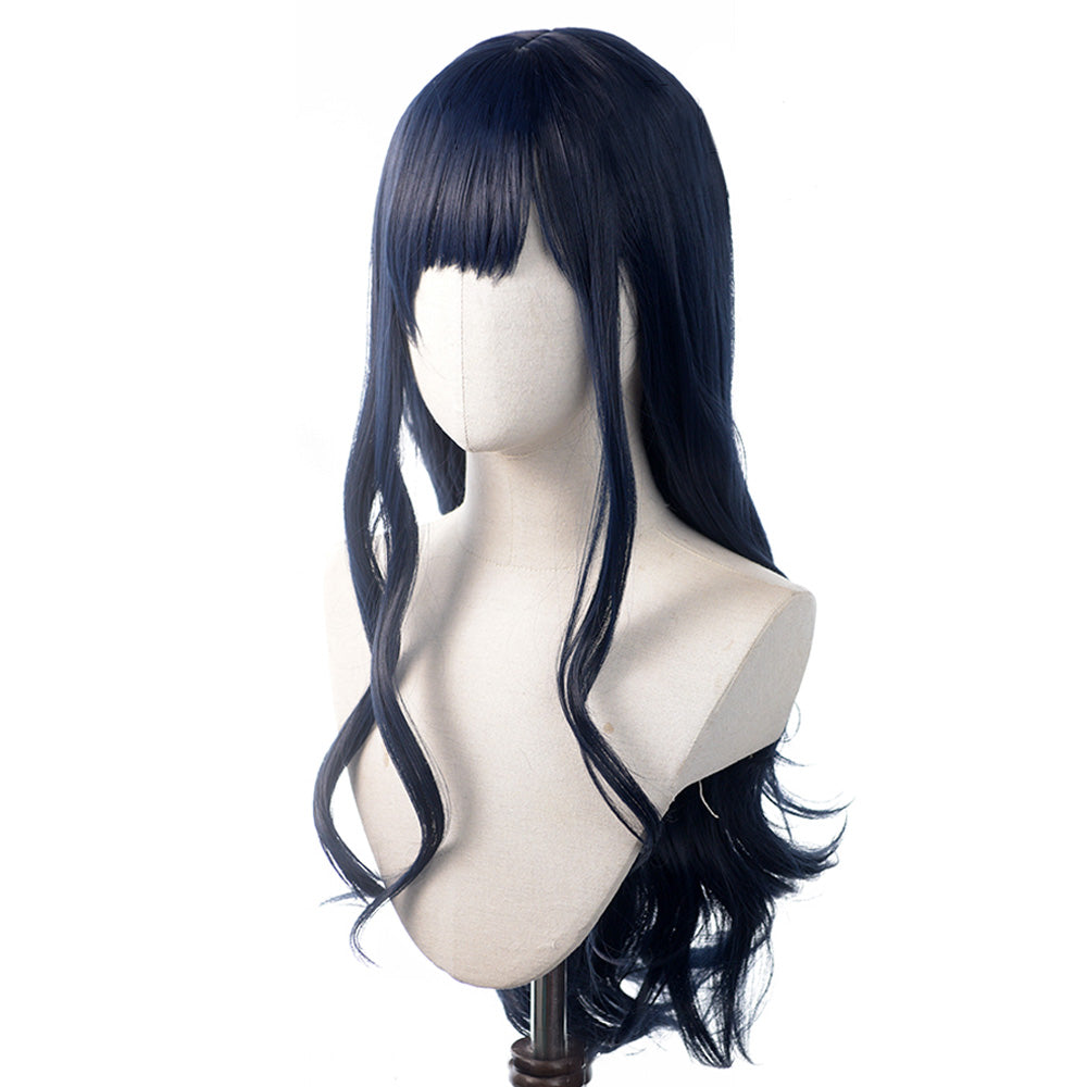 Final Fantasy XIV Shadowbringers 5.0 FF14 Boss Gaia Black Blue Cosplay Wig Wig - Tophatter Daily Deals