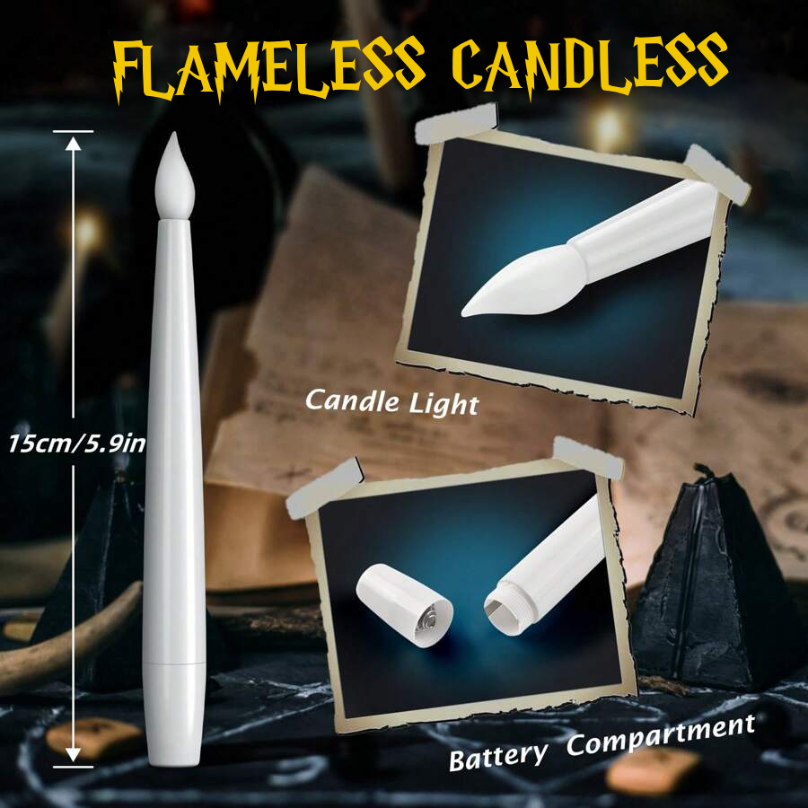 Tophatter's Inc. Floating Wedding Candles – Flameless LED Set for Romantic Event Lighting - Tophatter Daily Deals
