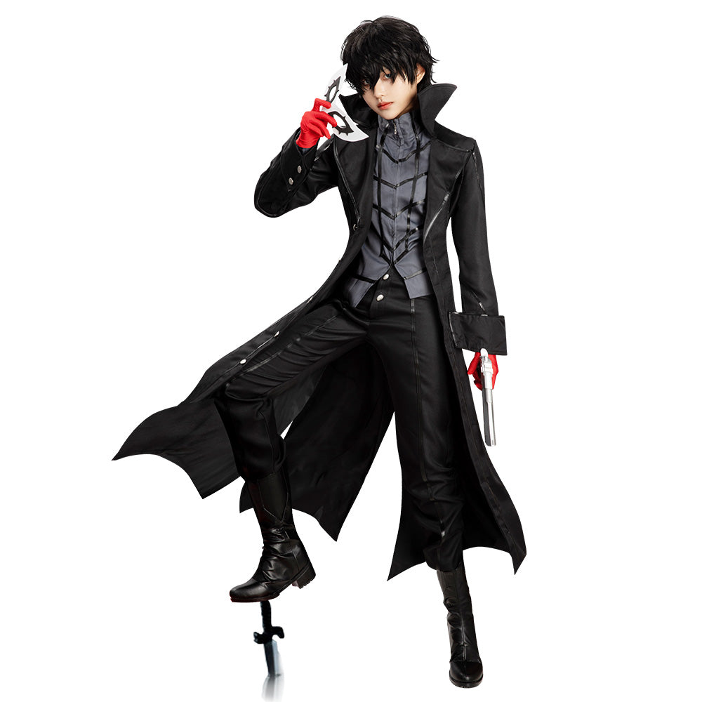 [In stock] Persona 5 Joker Protagonist Akira Kurusu Ren Amamiya Cosplay Costume - Tophatter Daily Deals