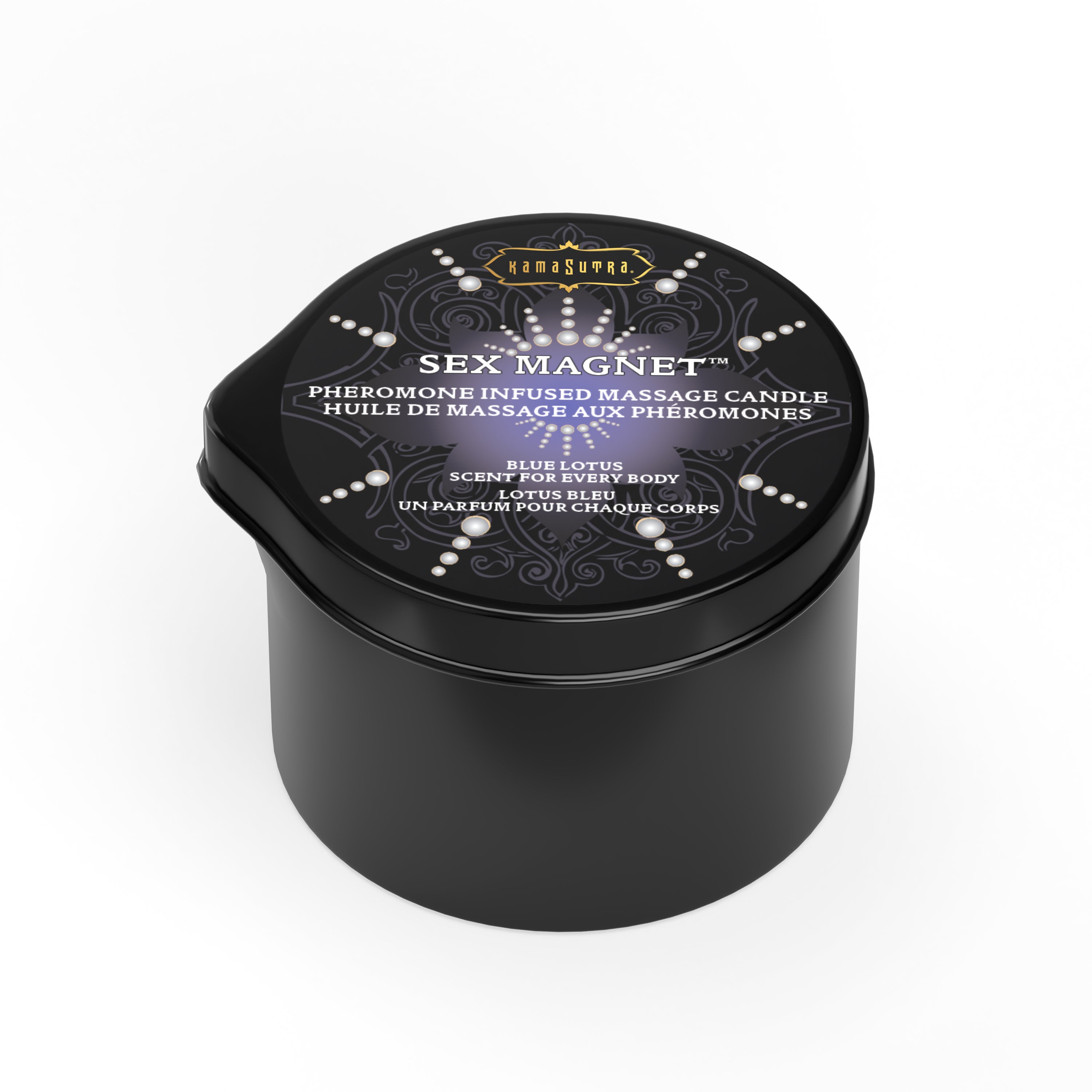 SEX MAGNET™ Blue Lotus Pheromone Massage Candle 2 oz Massage Candle - Tophatter Daily Deals