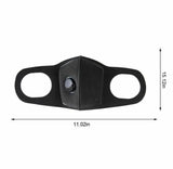 2-Pack Black Washable Face Mask with Breathing Valve Health & Wellness - Tophatter Daily Deals