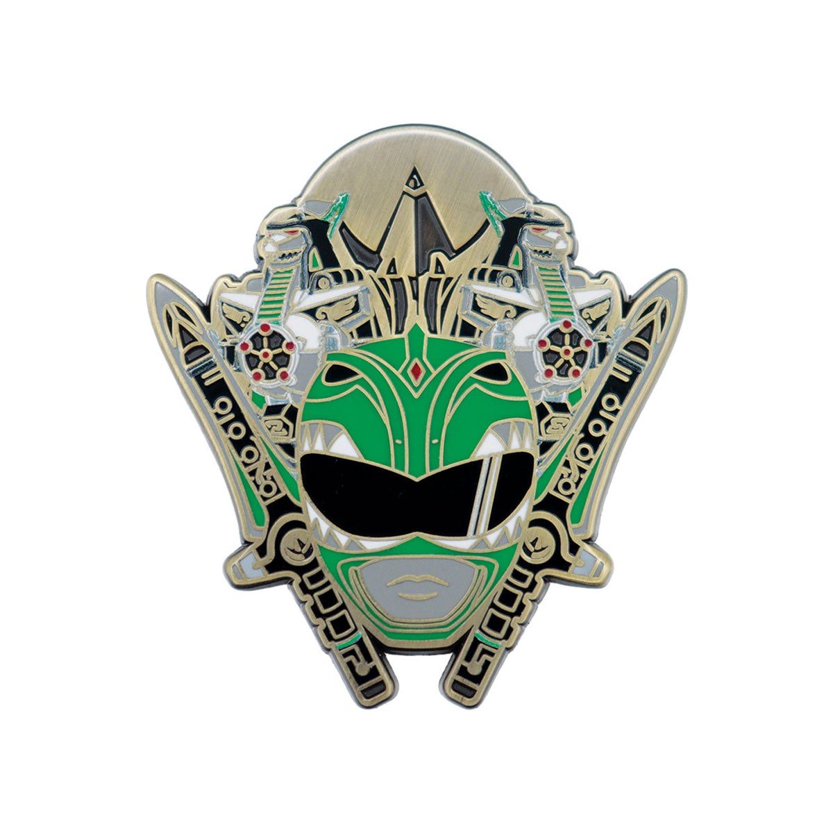 Power Rangers – Limited Edition Green Ranger Pin Badge Pin Set - Tophatter Daily Deals