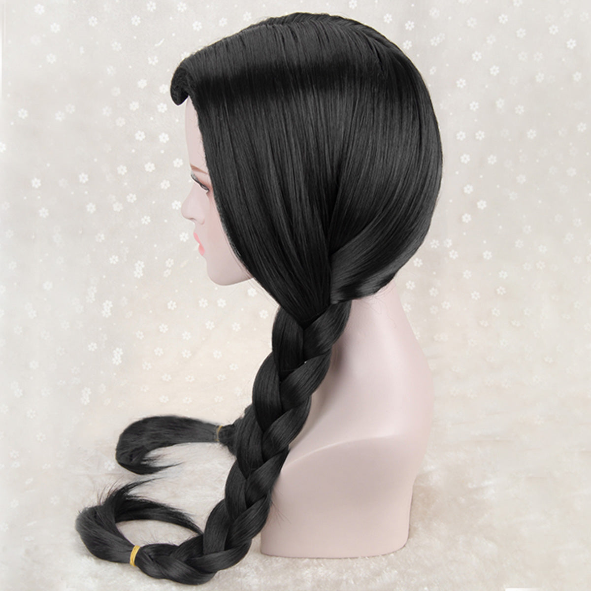 The Addams Family Wednesday Addams Black Cosplay Wig Wig - Tophatter Daily Deals