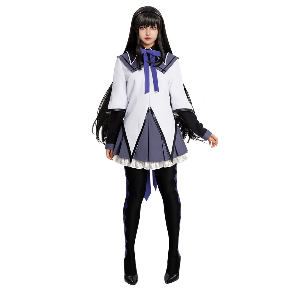 Puella Magi Madoka Magica Homura Akemi Cosplay Costume - Premium Edition Costume - Tophatter Daily Deals