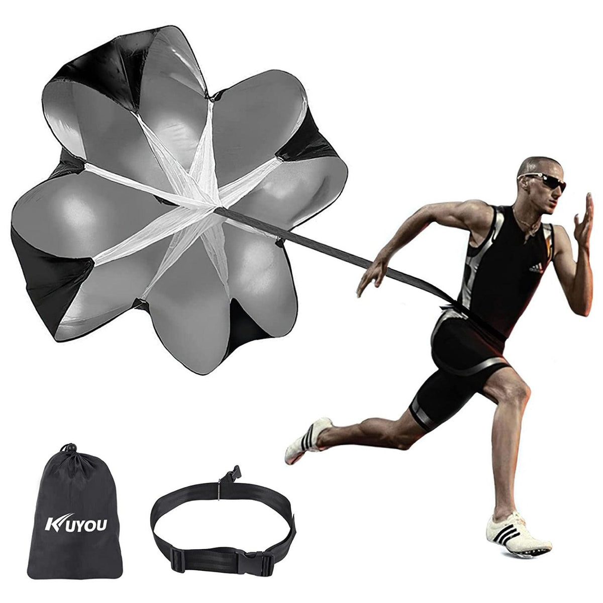 Speed Resistance Training Equipment with Adjustable Strap Soccer - Tophatter Daily Deals