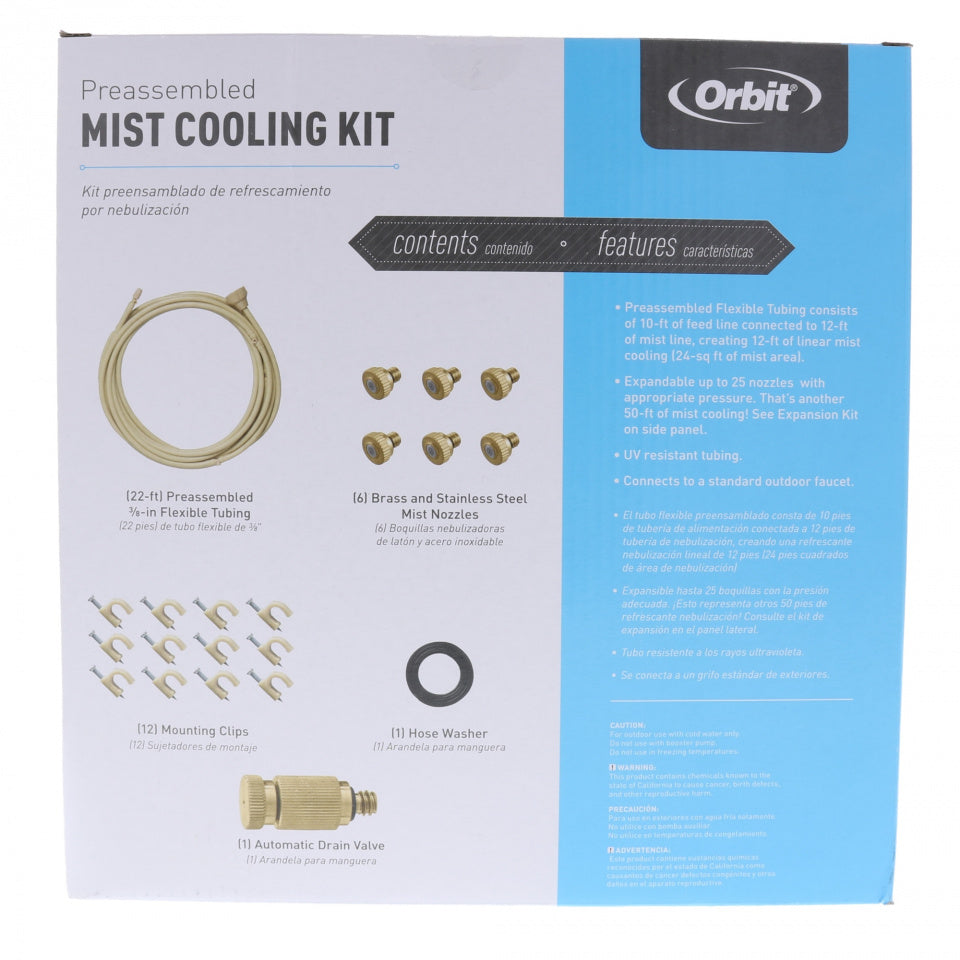 Orbit Preassembled Mist Cooling Kit Everything Else - Tophatter Daily Deals