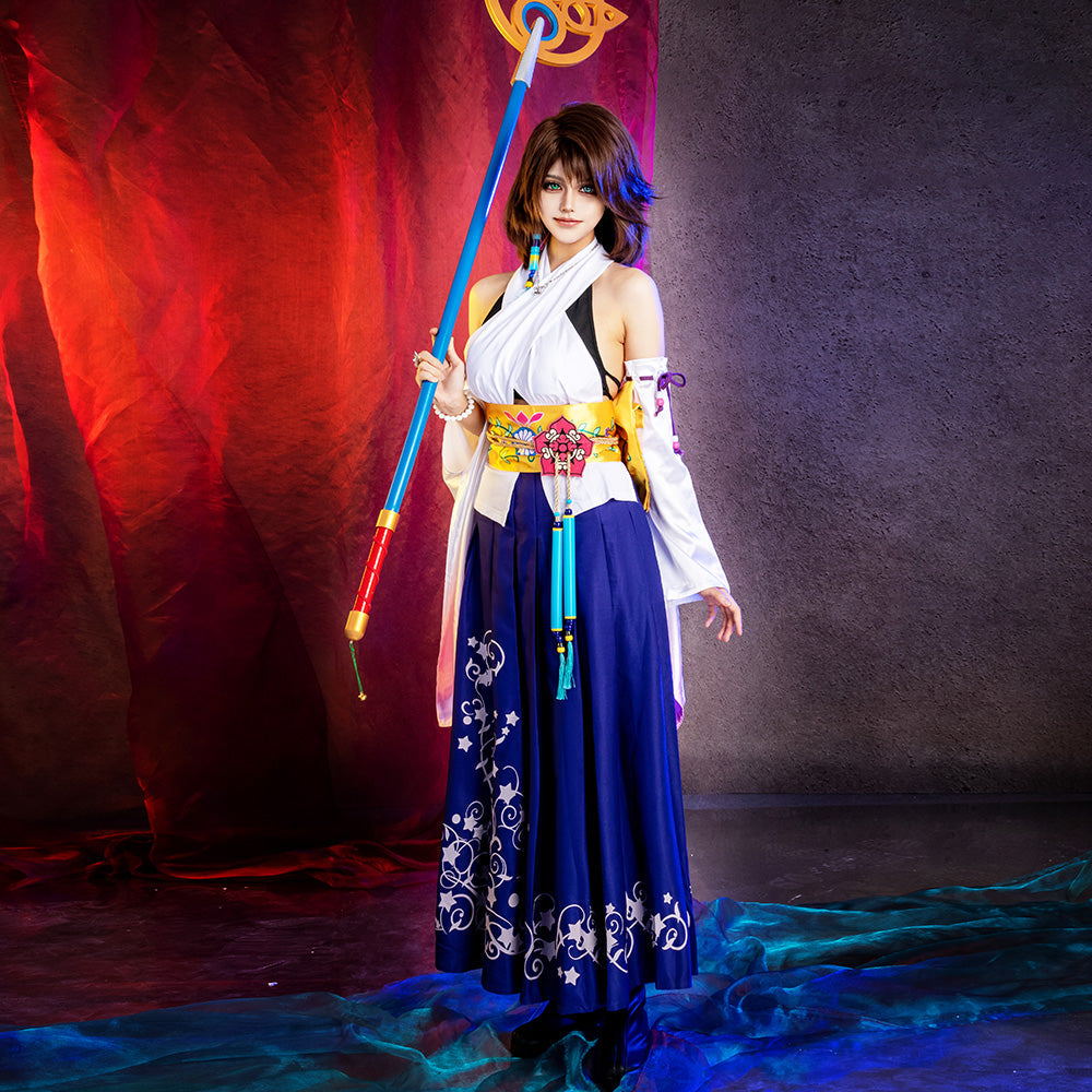 Final Fantasy X FF10 Yuna Cosplay Costume - Deluxe Version Costume - Tophatter Daily Deals