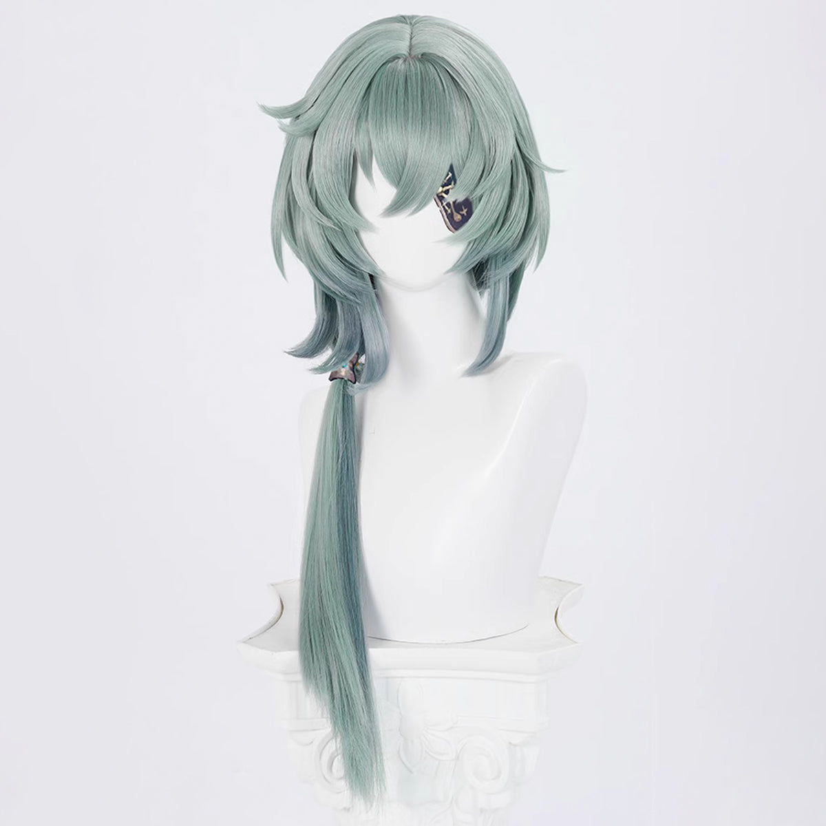 Honkai: Star Rail The Chrysos Heirs Anaxagoras White Green Cosplay Wig Wig - Tophatter Daily Deals