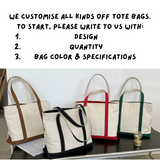 Custom Tote Bags - Tophatter Daily Deals