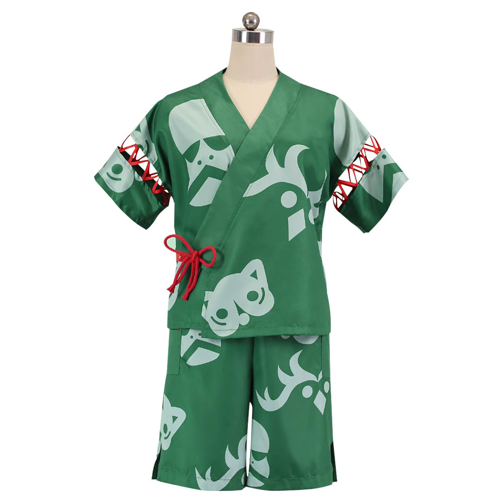 Pokemon Scarlet and Violet The Hidden Treasure of Area Zero Green Kimono Cosplay Costume Costume - Tophatter Daily Deals