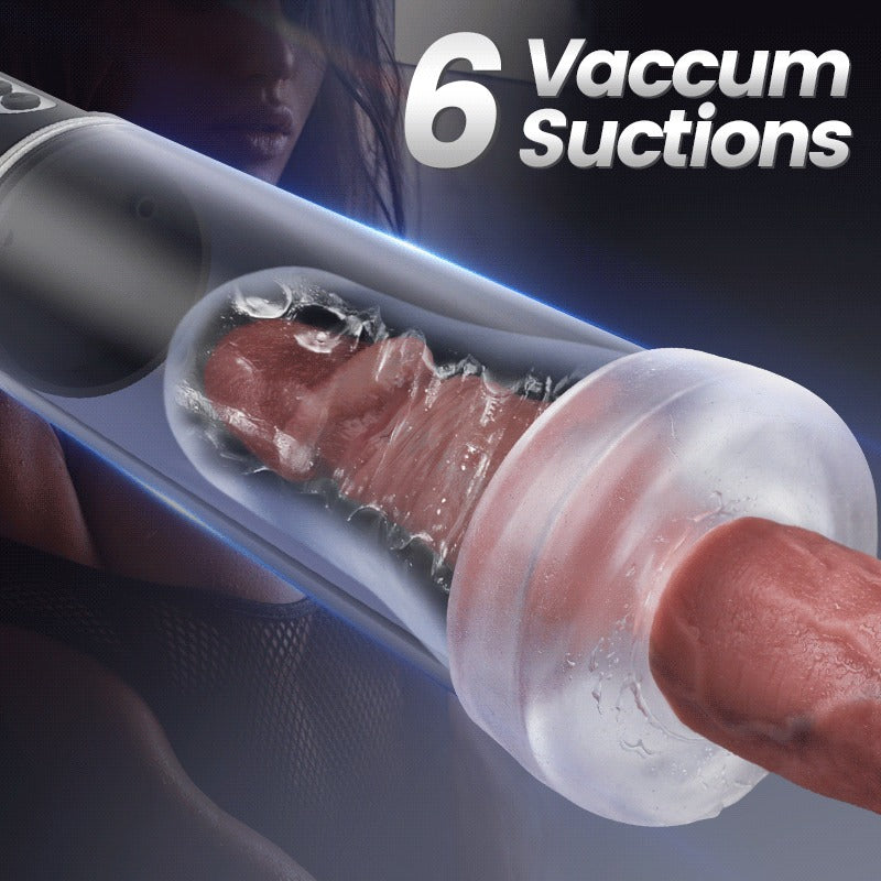 ACMEJOY - 6 Vacuum Suctions Penis Pump 3 IN 1 Masturbation Training Climax Penis Pumps - Tophatter Daily Deals