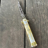Chihiro snow Folding Knife Metal Display Model - Tophatter Daily Deals
