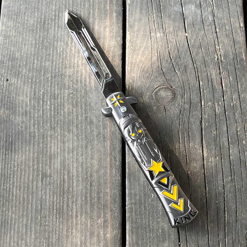 Folding Knife Game Animation Collection Metal Model - Tophatter Daily Deals