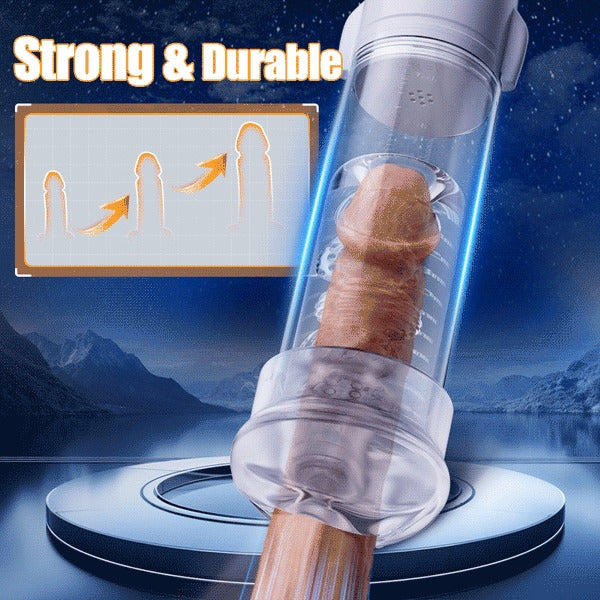 Acmejoy – 3 Suctions 6 Vibrations Lifelike Feeling Long-Lasting Pleasure Penis pumps Penis Pumps - Tophatter Daily Deals