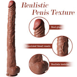 Buder - Long Big Dildo for Beginners and Experienced Players 22.04 Inches Dildos - Tophatter Daily Deals