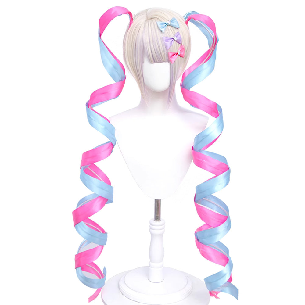 Needy Streamer Overload Needy Girl Overdose OMGkawaiiAngel-chan Riband Pink Blue Cosplay Wig Wig - Tophatter Daily Deals