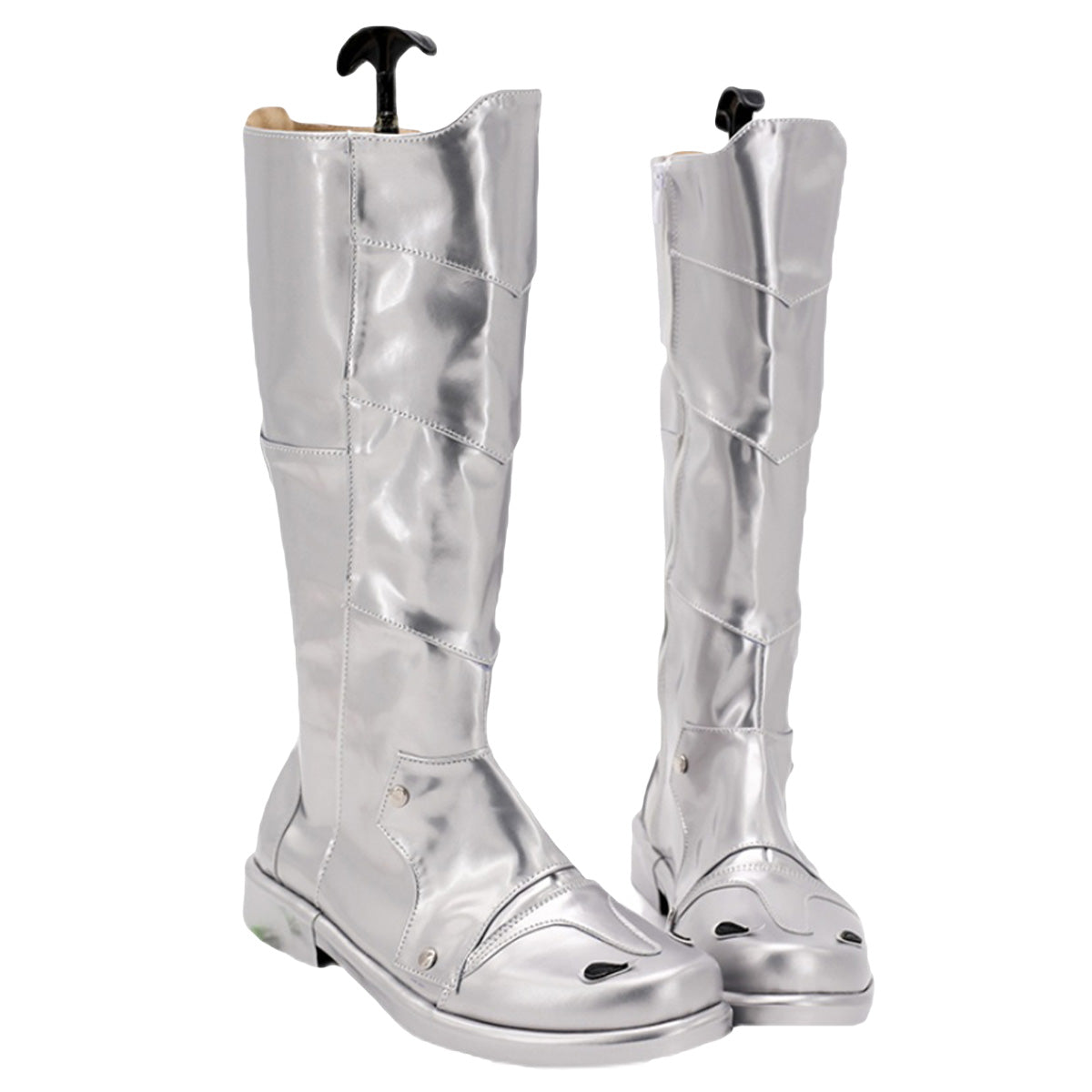 Kaiju No. 8 Kikoru Shinomiya Silver Shoes Cosplay Boots Shoes/Boots - Tophatter Daily Deals