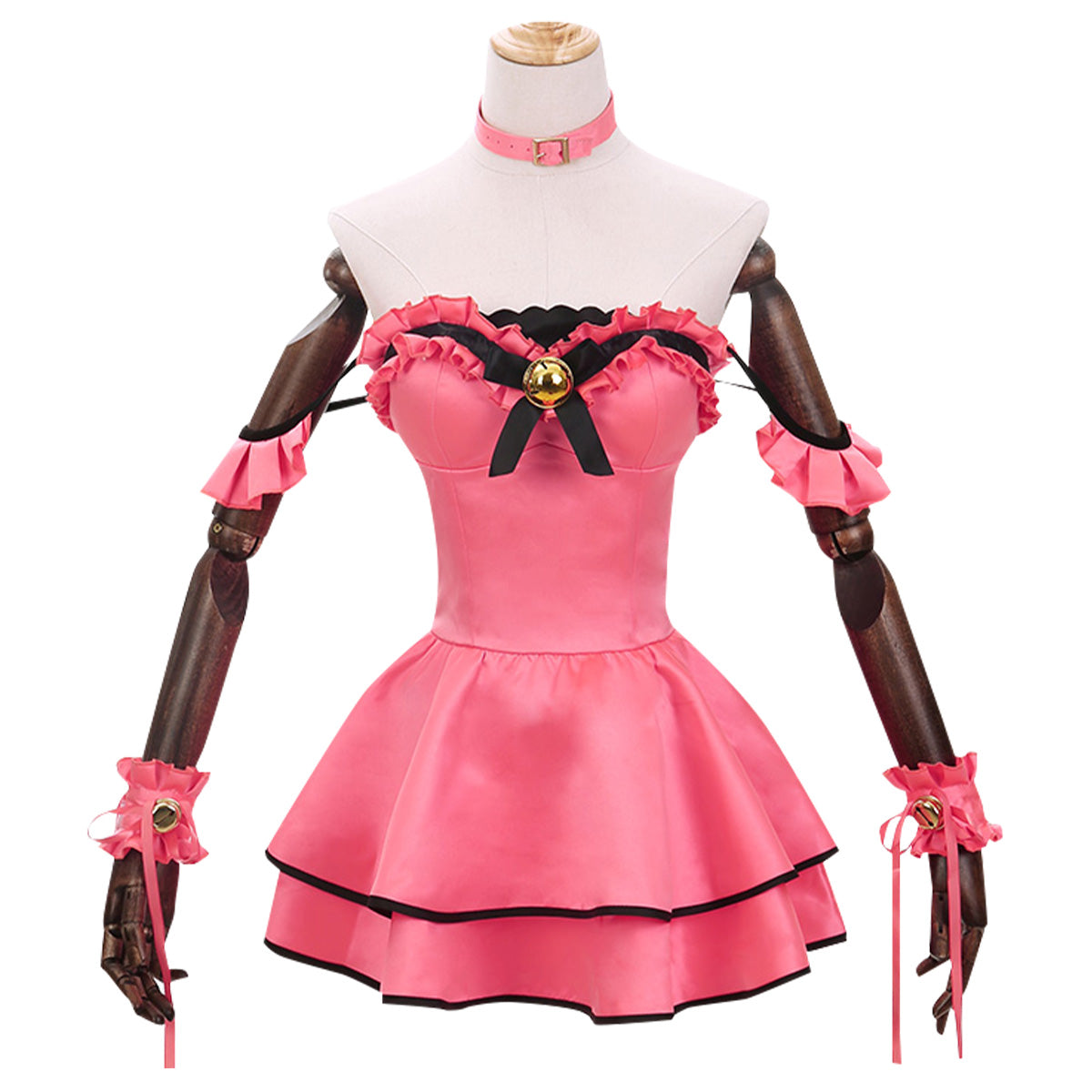 Date A Live Tokisaki Kurumi Nightmare Pink Cat Cosplay Costume Costume - Tophatter Daily Deals
