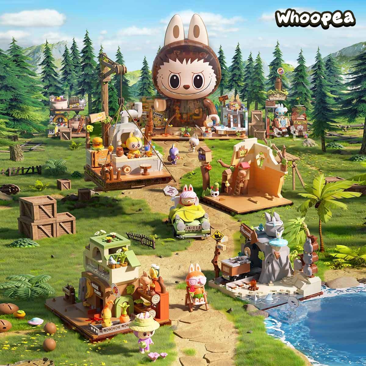 THE MONSTERS Forest Secret Base Series Blocks Part 2 - Tophatter Daily Deals