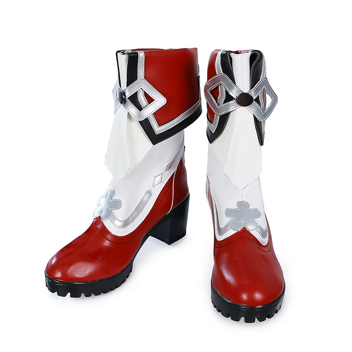 Genshin Impact Cherries Snow-Laden Hu Tao Red Cosplay Shoes Shoes/Boots - Tophatter Daily Deals
