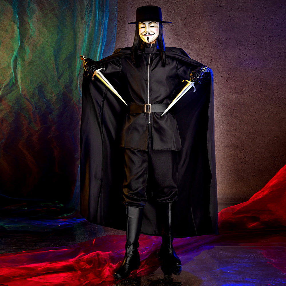 V for Vendetta V Cosplay Costume Costume - Tophatter Daily Deals