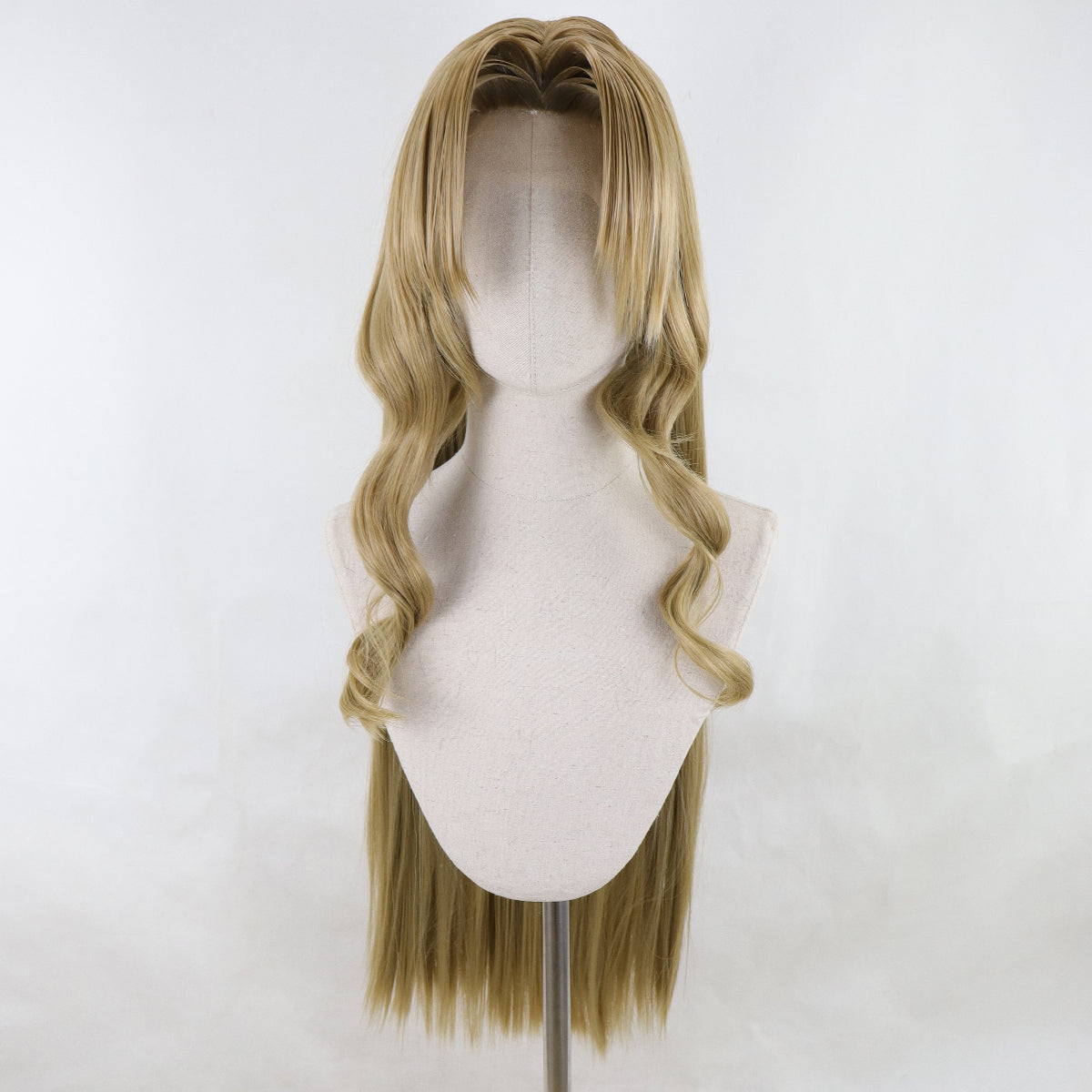 Final Fantasy VII Rebirth FF7R Aerith Gainsborough Loveless Brown Cosplay Wig Wig - Tophatter Daily Deals