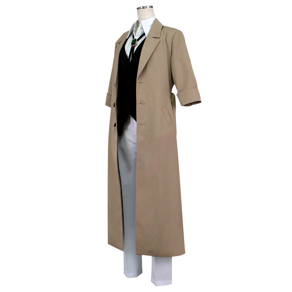 Bungou Stray Dogs Osamu Dazai Brown Cosplay Costume Costume - Tophatter Daily Deals