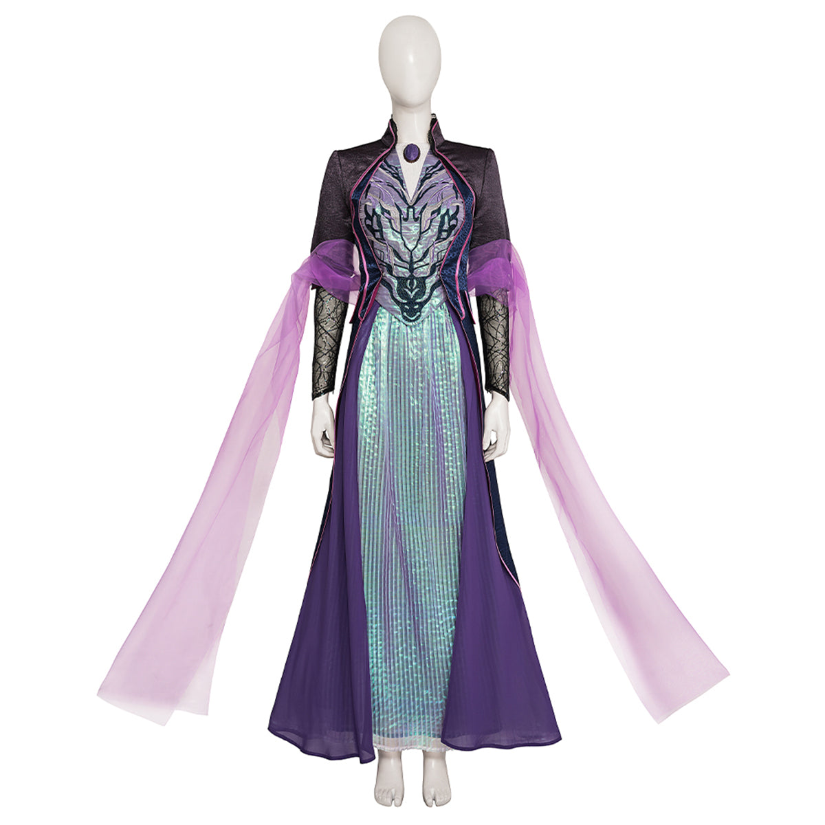 MAV Agatha All Along Ghost Agatha Harkness Cosplay Costume Costume - Tophatter Daily Deals