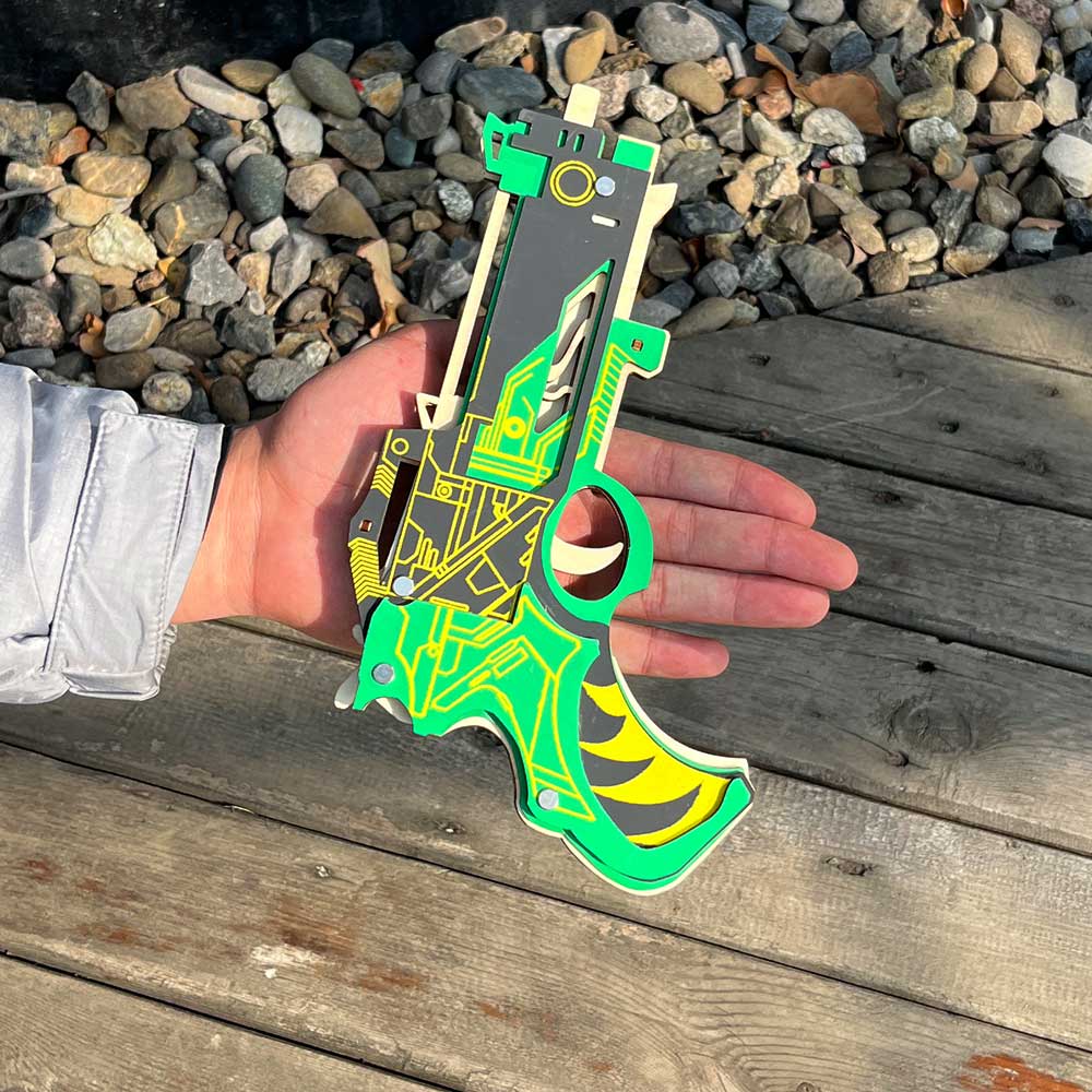 Hunting Gun 3D Rubber Band Gun Wooden Model Kit - Tophatter Daily Deals