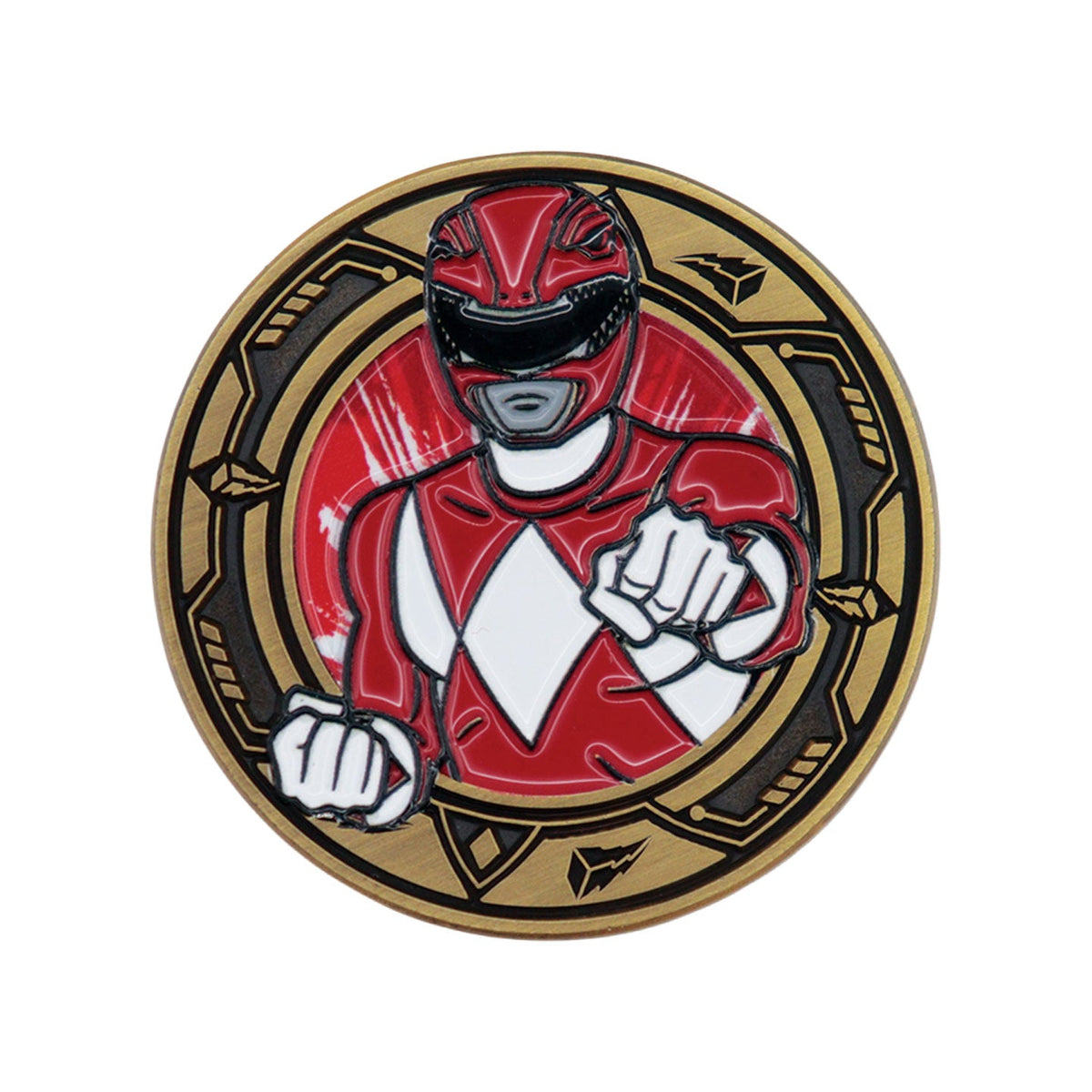 Power Rangers – Limited Edition Red Ranger Coin Replica Coin - Tophatter Daily Deals