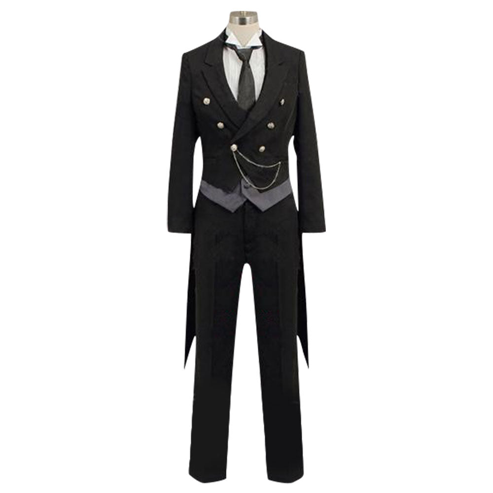 Black Butler Sebastian Michaelis Cosplay Costume Costume - Tophatter Daily Deals